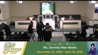 Ms. Dorothy Mae Weeks