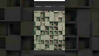 Simple 3D render using C4D’s cloner tool 🦋 #3dart #redshift #cinema4d #easy #3dmodeling #cloner