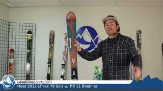 Head 2012 i.Peak 78 Skis w/ PR 11 Bindings