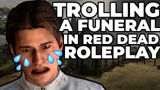 Trolling A Sad Roleplay Funeral in Red Dead RP