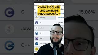 Como escolher linguagem de programação? #java #programação #desenvolvimento #dev #backend #software