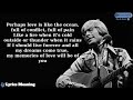 John Denver - Perhaps Love | Lyrics Meaning