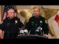 Press conference on Wellington football game shooting