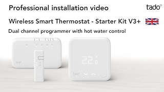 tado° Professional installation video - Wireless Smart Thermostat - S&Y plan