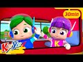 Choo Choo Train Part 3 | Kids Learning | ABCs and 123s | KiiYii | Nursery Rhymes & Kids Songs