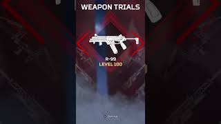 Unlocking the Level 100 R99 in Apex Legends #shorts