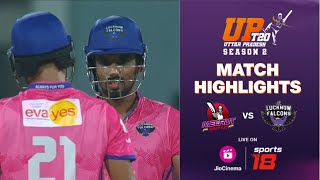 Meerut Maverick vs Lucknow Falcons | UPT20 Highlights | JioCinema \u0026 Sports18