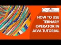 How to use Ternary Operator in Java Tutorial #shorts #viralshort #TernaryOperator #ternary_operator