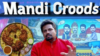 Mandi Croods Vizag  || Chinna Waltair || Delicious Biryani With Unique Presentation.