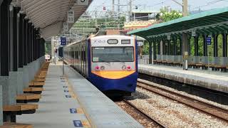 (4K)台鐵2184次 EMU700型區間車 后里站出站