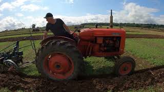 1959 Nuffield Universal 3  2.6 Litre 3-Cyl Diesel Tractor (34HP) with Ransomes Plough