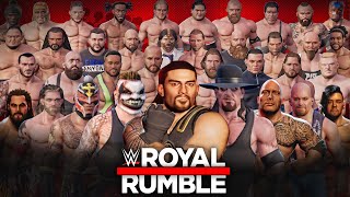 WWE 2K Battlegrounds - 30 Man Royal Rumble Match!