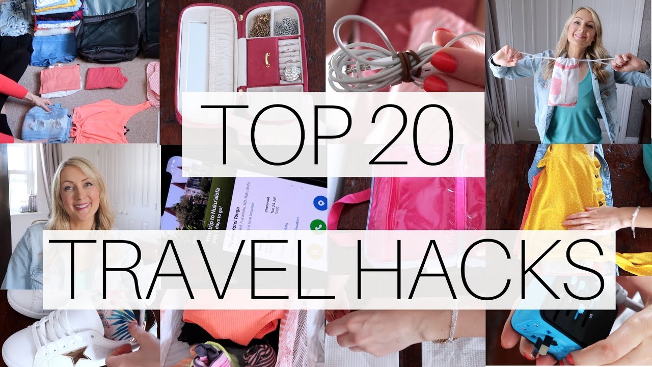 TOP 20 TRAVEL HACKS - YouTube