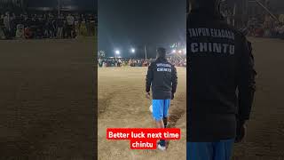 Finally Chintu missed goal😜😜😜😜