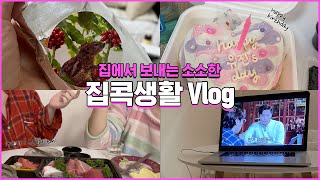 [집콕생활 Vlog] 집에서 보내는 소소한 일상 + 19년지기 친구와 TMI