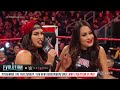 Ronda Rousey & Nikki Bella come face-to-face for Women's Title Contract Signing Raw, Oct. 22, 2018