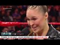 Ronda Rousey & Nikki Bella come face-to-face for Women's Title Contract Signing Raw, Oct. 22, 2018