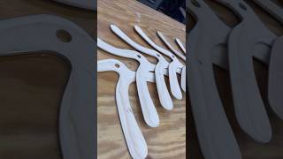 From Wood the a Returning Boomerang!!! 🪵➡️🪃 #boomerangs #boomerang #skills #howto #howtomake