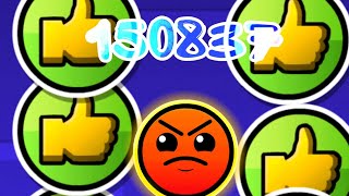 Самые Залайканные УРОВНИ Каждой СЛОЖНОСТИ В Geometry dash