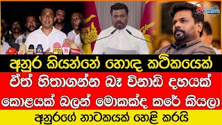 අනුර කියන්නේ හොඳ කථිකයෙක් විනාඩි දහයක් කොළයක් බලන් මොකක්ද කරේ