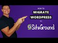 Migrate your Wordpress to siteground using a free plugin