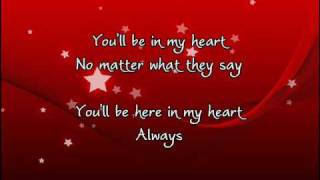 Phil Collins - You'll Be In My Heart *Lyrics On Screen*