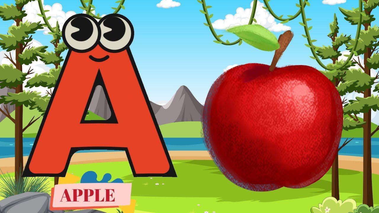 Abcd, A For Apple B For Ball, Abc Song, Abcd Rhymes, Colours, Alphabet ...