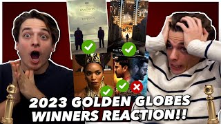 2023 Golden Globe Winners - REACTION!!