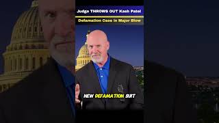 Judge THROWS OUT Kash Patel Defamation Case in Major Blow #todaynews #latestnews #trending