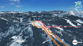 Königstour in 3D - Skiregion Hochkönig
