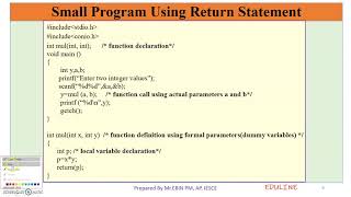 MODULE 4 - TOPIC 3 - WORKING WITH RETURN STATEMENT