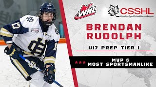 Brendan Rudolph - U17 Prep Tier I MVP \u0026 Most Sportsmanlike