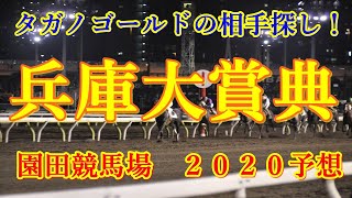 兵庫大賞典【園田競馬２０２０予想】タガノゴールドの相手探し！