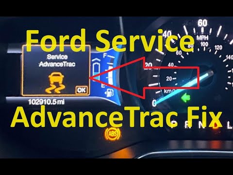 What does service AdvanceTrac mean on a 2014 Ford Fusion?