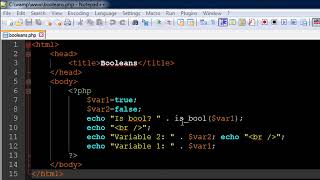 PHP & MySQL Tutorial 16 Boolean Data Type YouTube