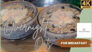 ഓവർനൈറ്റ് ഓട്‌സ് @AmericanMalabari | Overnight oats | #usa #food #overnightoats #oats #recipe