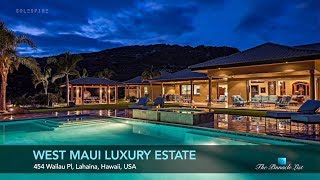 Luxury Home Design | West Maui Estate - 454 Wailau Pl, Lahaina, Hawaii, USA 🇺🇸 | Luxury Real Estate