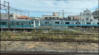 東日本旅客鉄道首都圏本部管轄さいたま車両センター・さいたま運転区の西側の様子（2024.10.20.9:26）