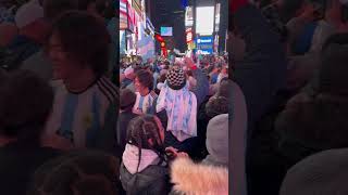 Celebrating Argentina’s 2022 World Cup Victory in Times Square (2 of ) NYC