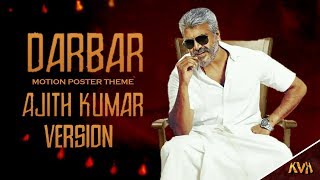 Darbar Motion Poster In Ajith Version By KVH Creations