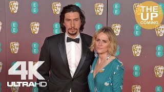Adam Driver and Joanne Tucker at Baftas: Arrival, red carpet, photocall for Marriage Story