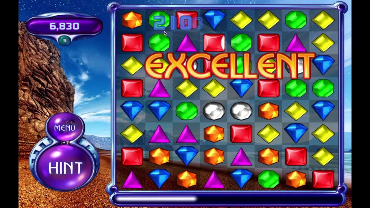 Bejeweled 2 Deluxe - Original Mode [21,310 Pts] (Levels 1-8) - YouTube