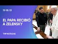 El Papa se reunió con el presidente de Ucrania