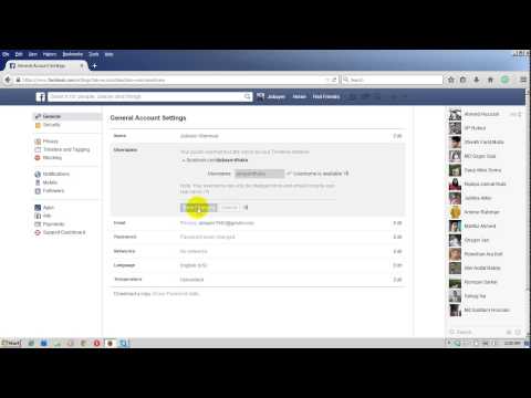 How to change facebook Profile Link or url How to change facebook Profile Link or url