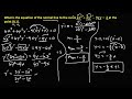 slope and equation of normal line implicit differentiation