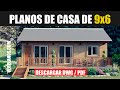 ✅ Planos de una Casa ¡GRATIS! #3 Dormitorios #1 Baño