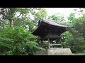 walk in japanese temple garden 九品仏のお庭