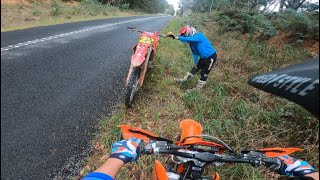 Bush Bashing With EXC300 \u0026 CRF250r