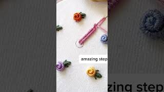 Easy hand embroidery steps #shorts #trending #viral #new #foryou #video #ytshorts #trend