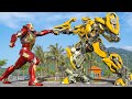Transformers: Rise of The Beasts - Bumblebee vs Iron Man Final Fight | Paramount Pictures [HD]
